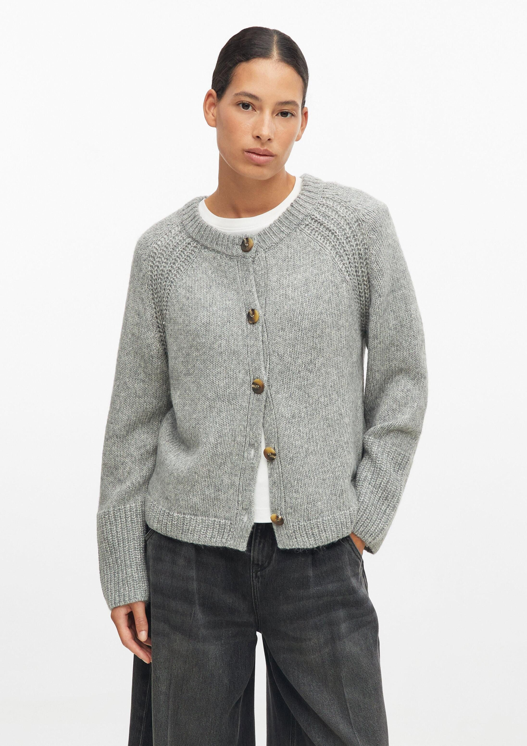 s.Oliver Cardigan Strickjacke Strickjacke mit Rippdetails