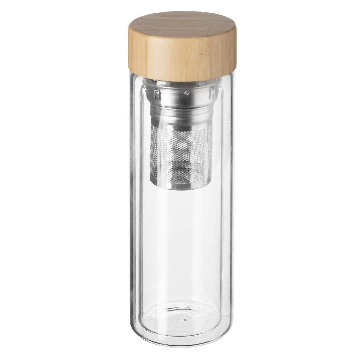 Secret de Gourmet Kanne Doppelwandiger Aufguss, Bambusdeckel, 400 ml, 0.4 l, (einzeln)