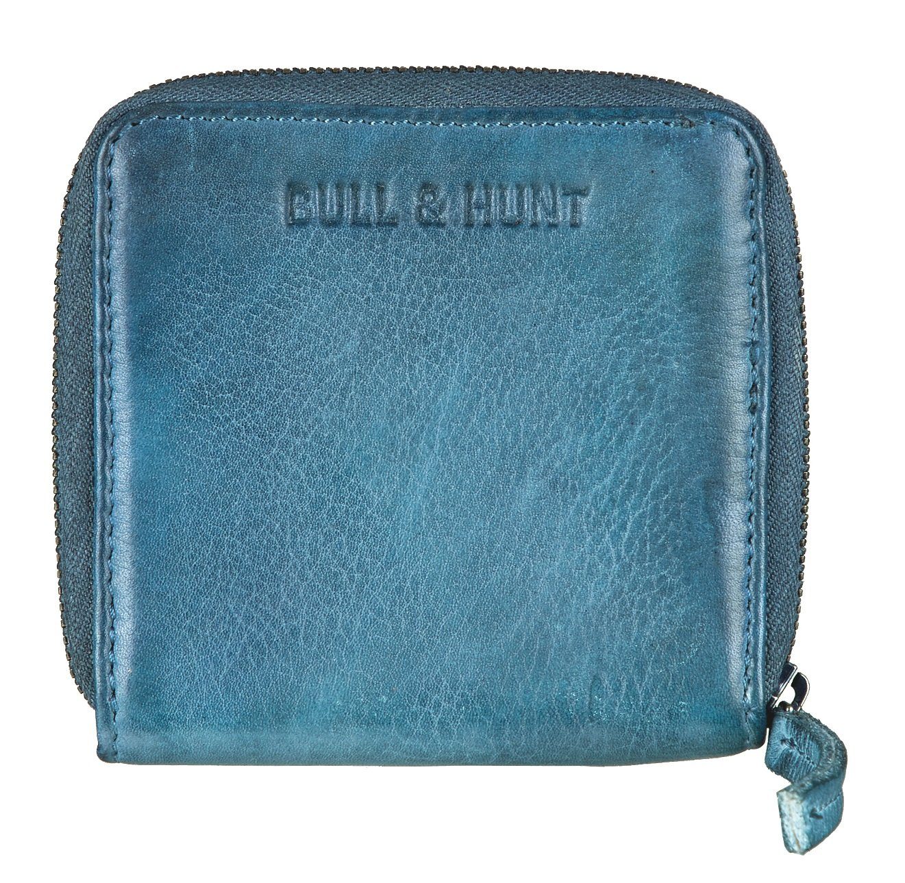 Bull & Hunt Mini Geldbörse mini zip wallet skyblue