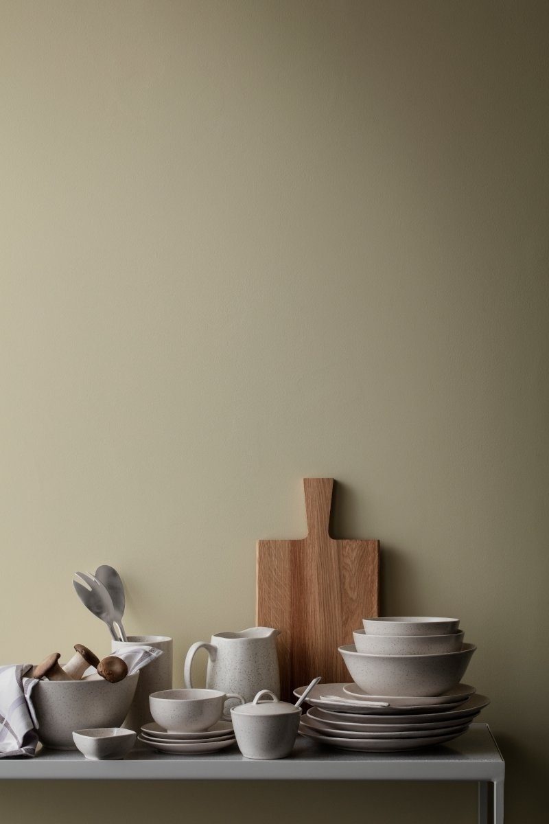 Broste Copenhagen Geschirr-Set NORDIC VANILLA Schale 8cm Set6, Steingut