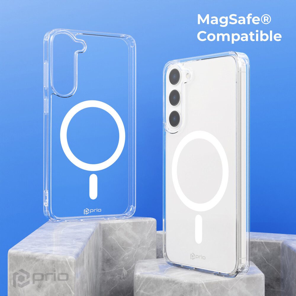 prio Handytasche prio Schutzhülle MAG für Samsung S24 klar (Magnetische Schutzhülle)