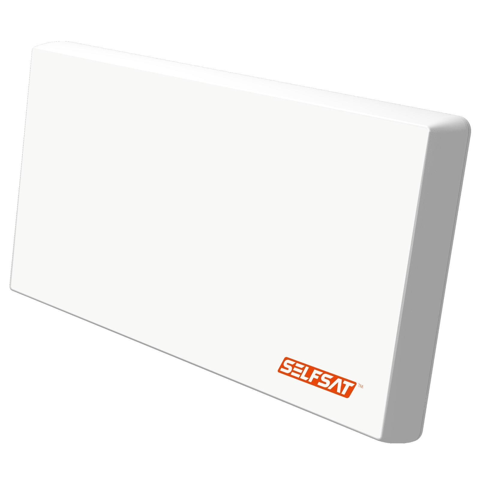Selfsat SELFSAT H22DQ+ Quattro Antennen-Set Flachantenne mit integriertem und Flachantenne