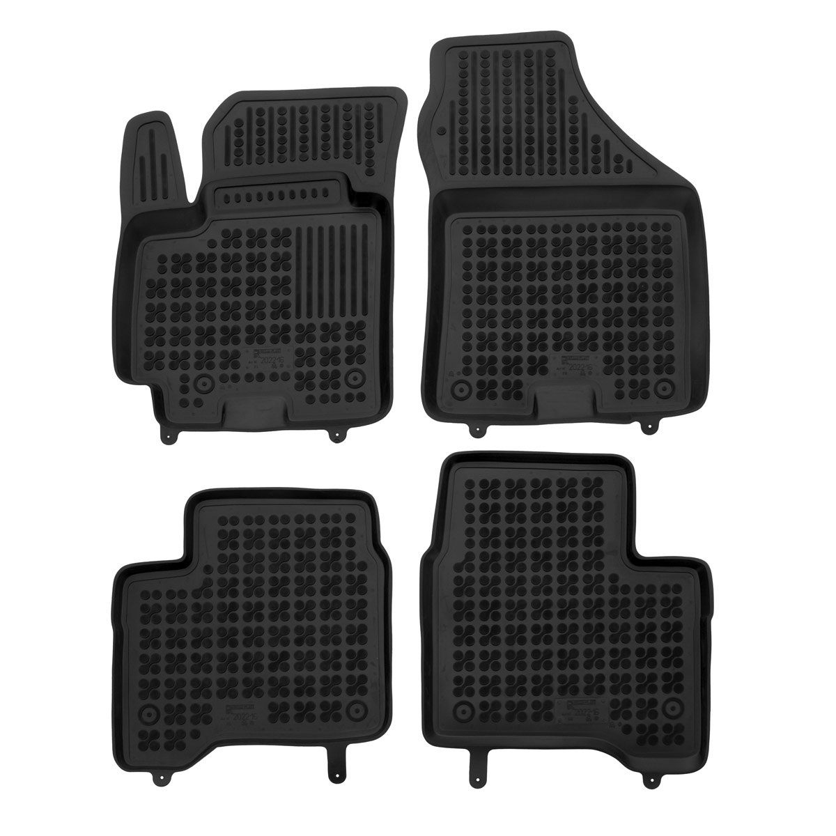 AZUGA Auto-Fußmatten Hohe Gummi-Fußmatten passend für VW Passat/Passat  Variant 3G/B8 ab 11, für VW Passat 4-türer Stufenheck,5-türer Variant