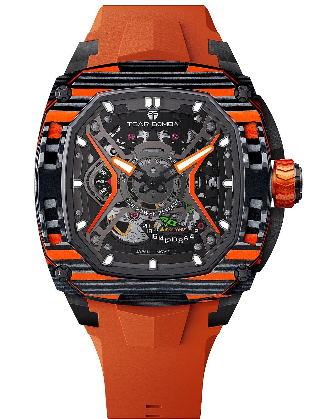 Tsar Bomba Automatikuhr Tsar Bomba TB8605A-03 Herrenuhr Dark Matter 5 Automatik 46mm 5ATM Tsar Bomba TB8605A-03 Herrenuhr Dark Matter 5 Automatik 46mm 5ATM