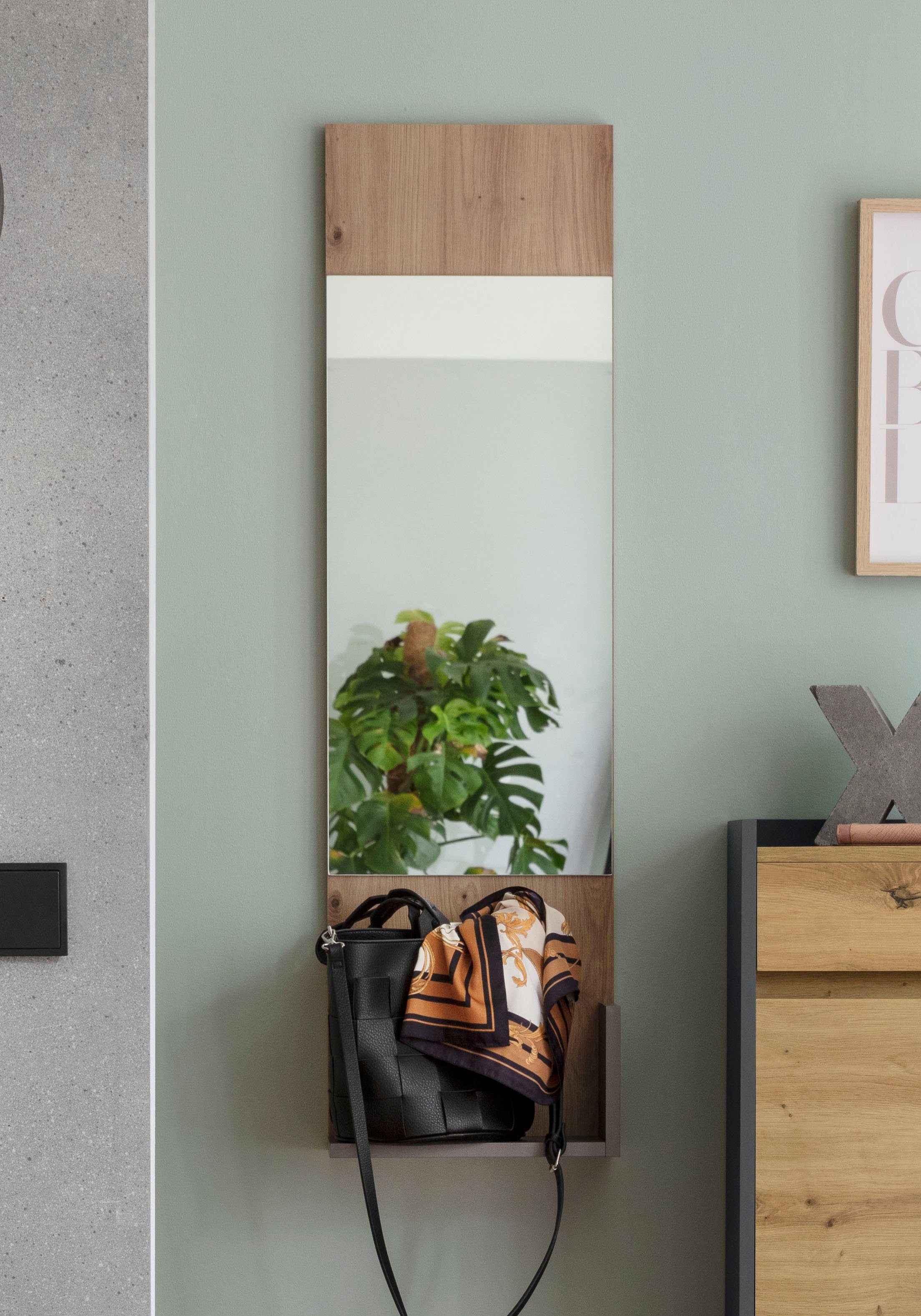 OTTO home Spiegelpaneel Kosmo, Breite 32 cm, mit 1 Ablage günstig online kaufen