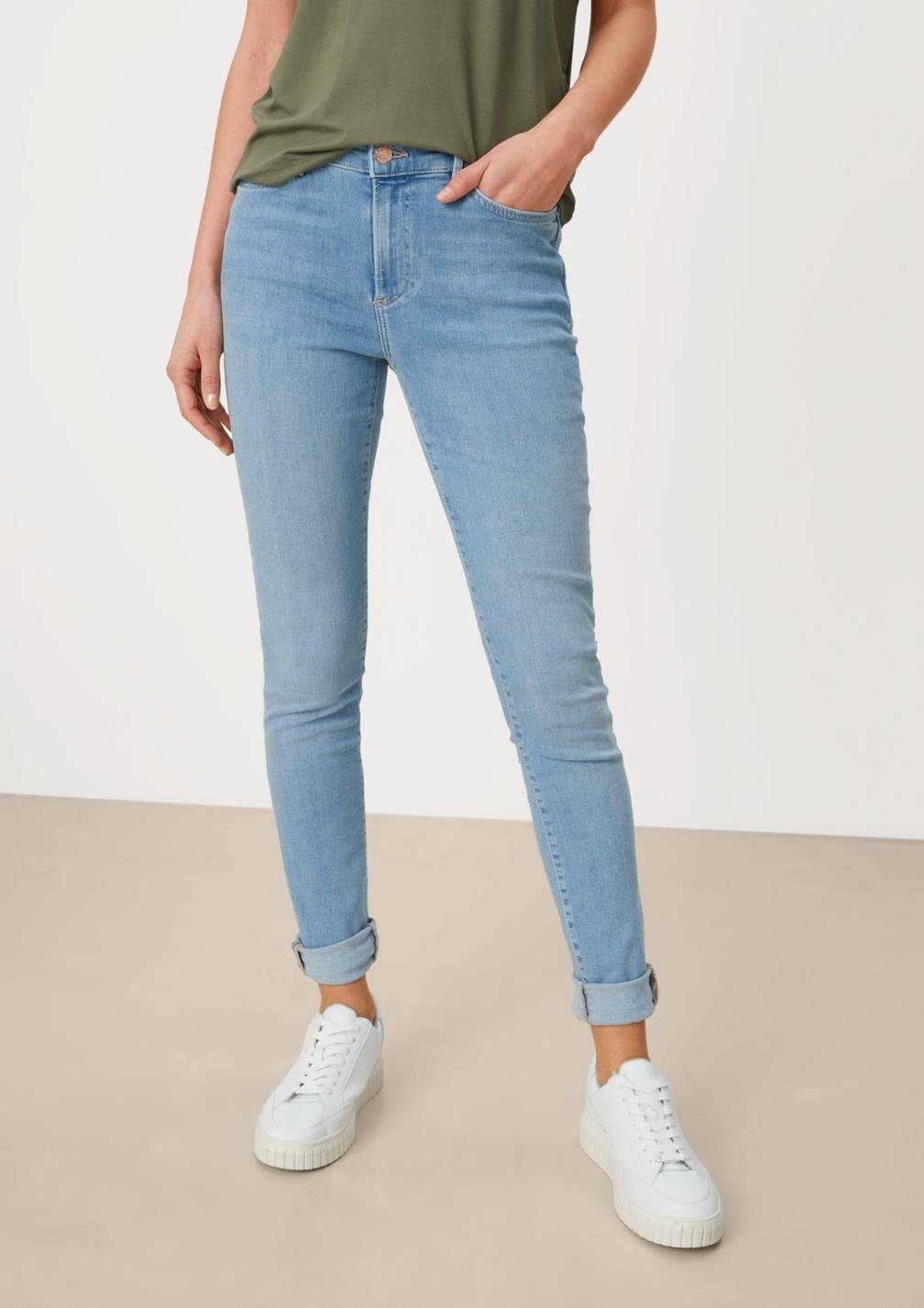 Skinny rise, Mid Skinny-Leg-Form light blue Fit, 53Z4 IZABELL s.Oliver Skinny-fit-Jeans