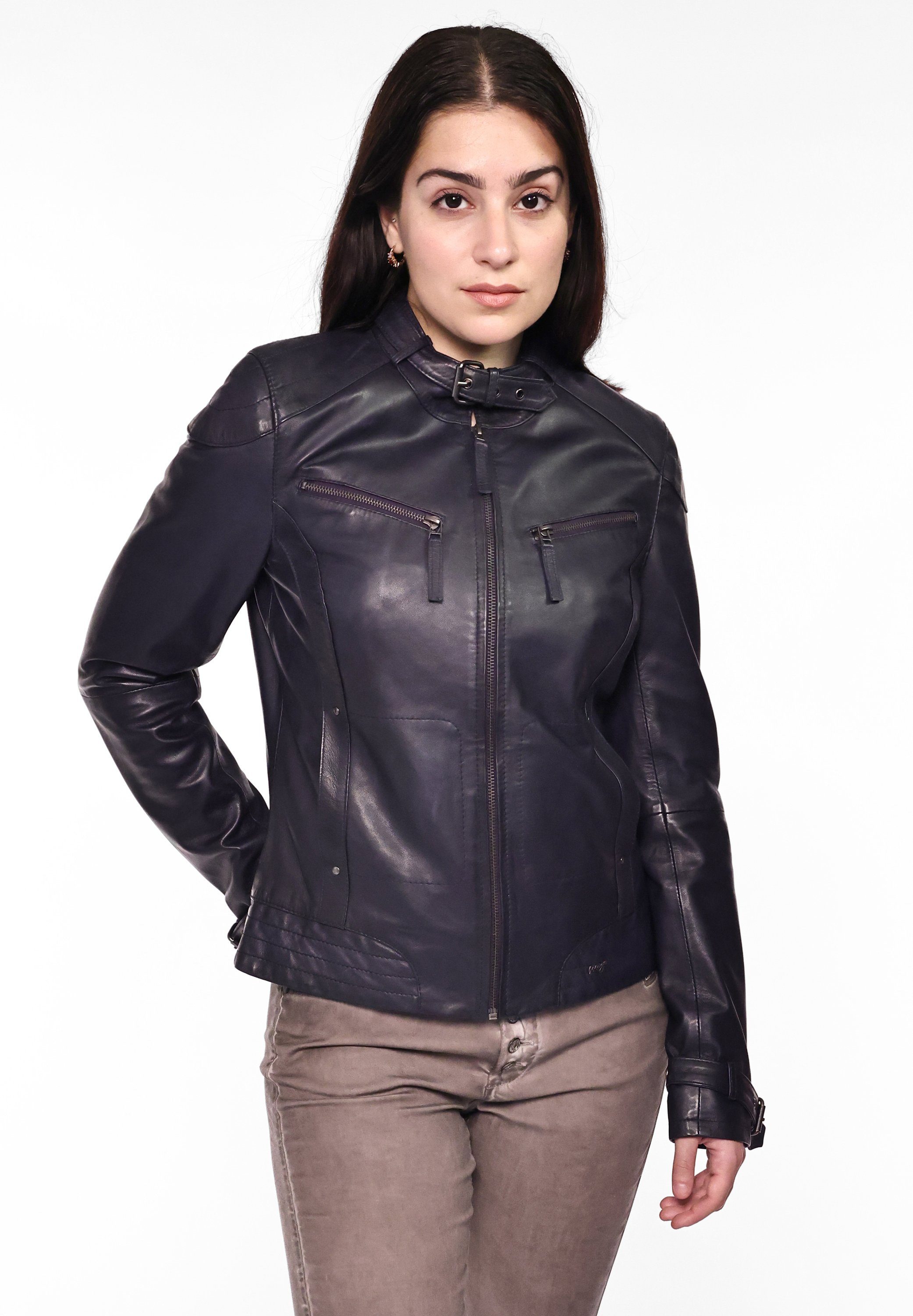 Maze Lederjacke 31Ryana purple