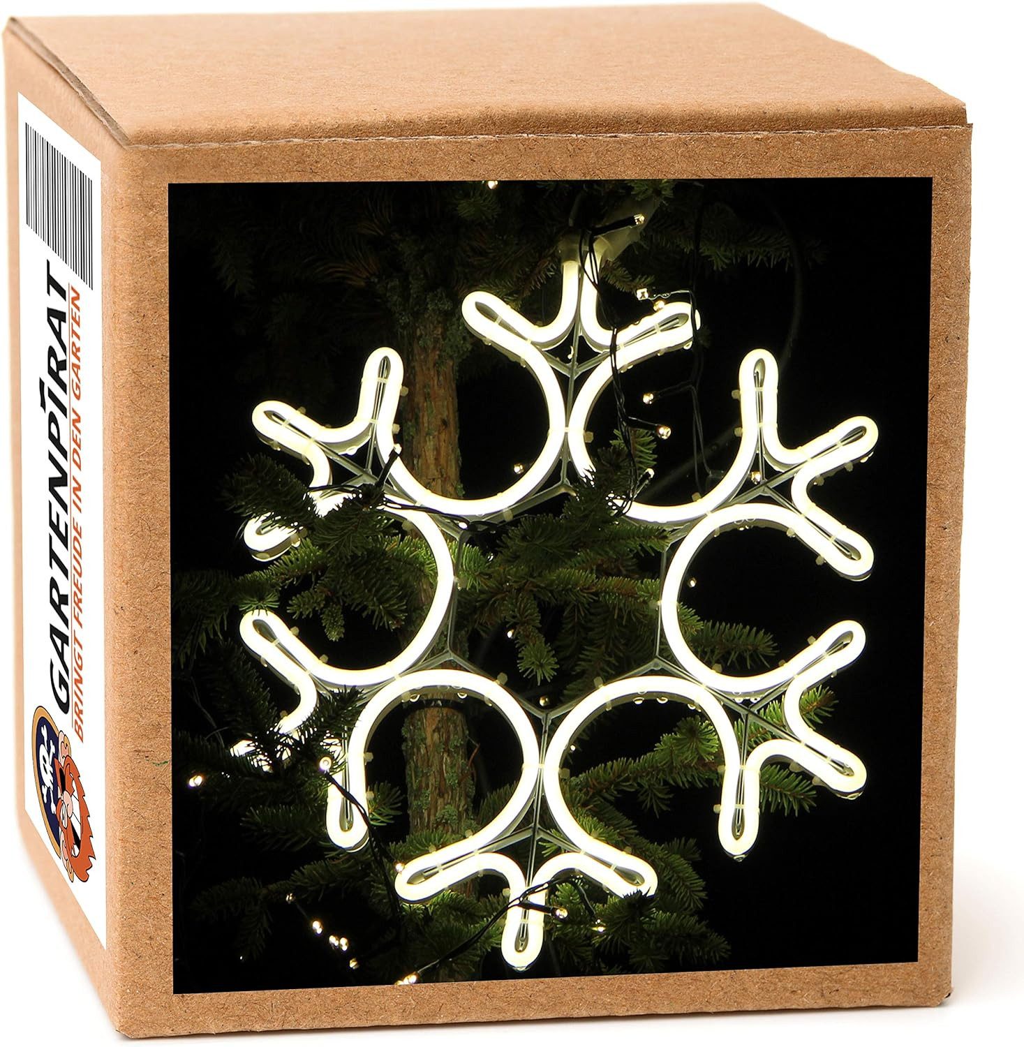 Gartenpirat LED-Lichterschlauch Neon Weihnachtsfiguren LED-Beleuchtung Deko für außen und innen