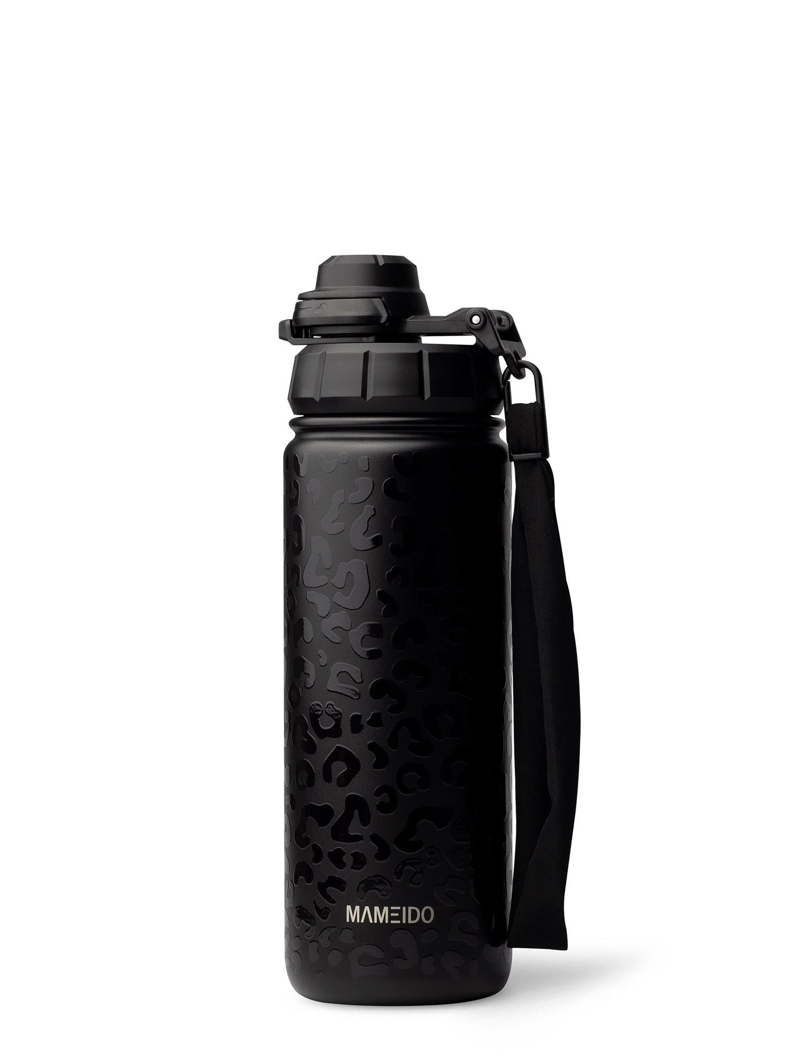 MAMEIDO Thermoflasche, mit 2-in-1 Deckel, Strohhalm und Handschlaufe in 500 ml, 700 ml & 1,2l