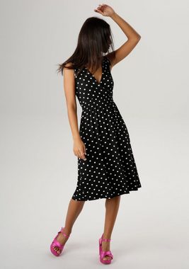 Aniston SELECTED Sommerkleid mit variierbarer Raffung an den Schultern - NEUE KOLLEKTION