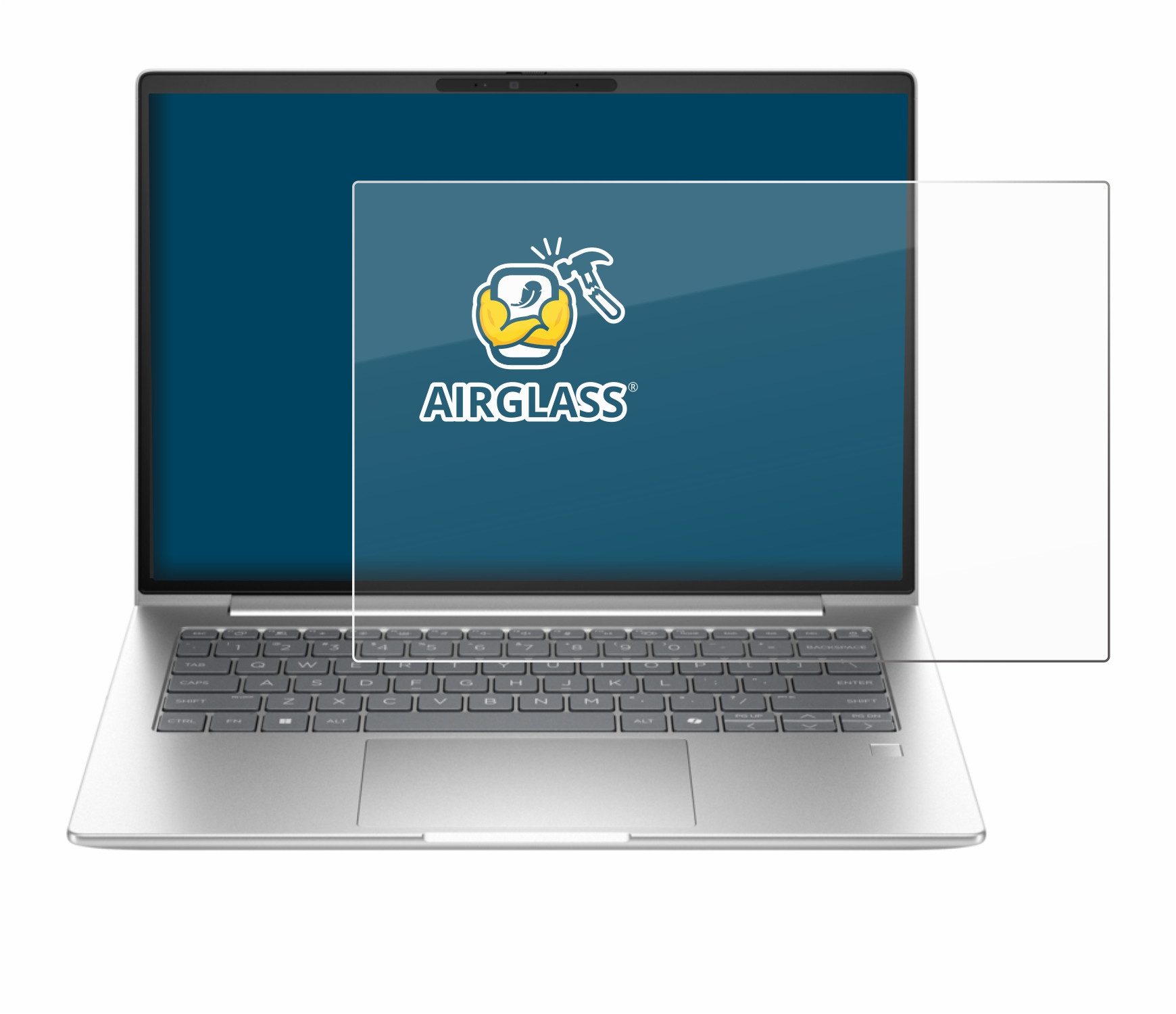 BROTECT Displayschutzglas Folie für HP ProBook 4 G1i 14", Schutzfolie Glas Panzer Display Schutz klar