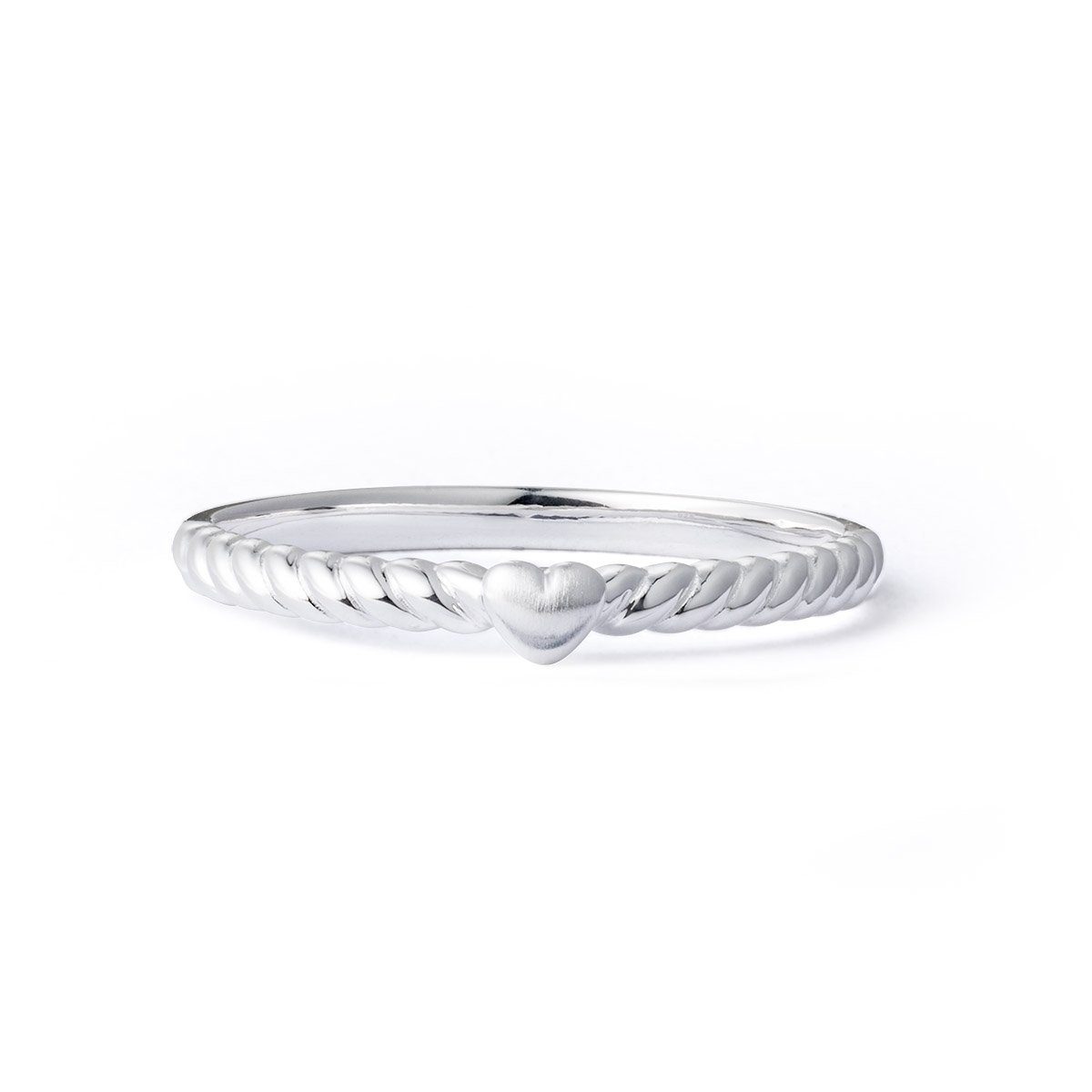 Pippa & Jean Silberring Herz silber, aus Sterling Silber