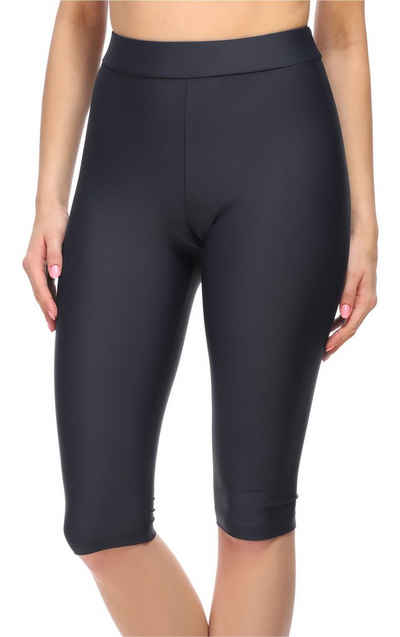 Merry Style Badeshorts lang Damen Knielange Leggings MS10-334