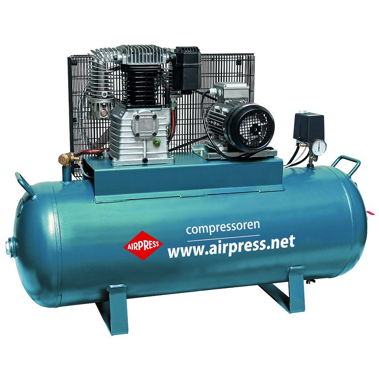 Airpress Kompressor Kompressor 4 PS 200 Liter 15 bar Typ K200-600 36500-N, max. 14 bar, 200 l, 1 Stück