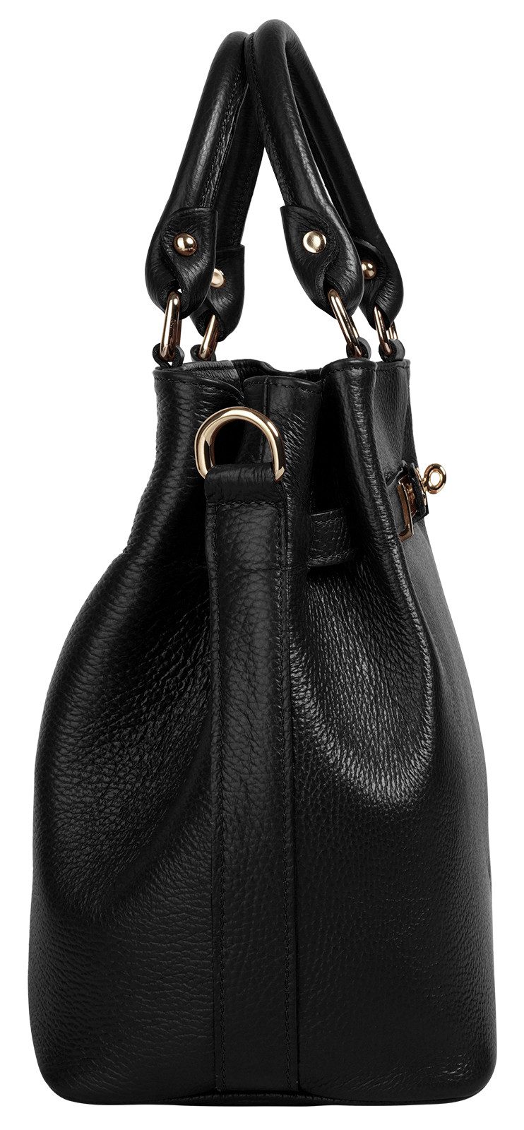 Samantha Look Henkeltasche SAMANTHA LOOK Damen echt Leder, Made in Italy, echt Leder, Made in Italy – Bild 5 von 5