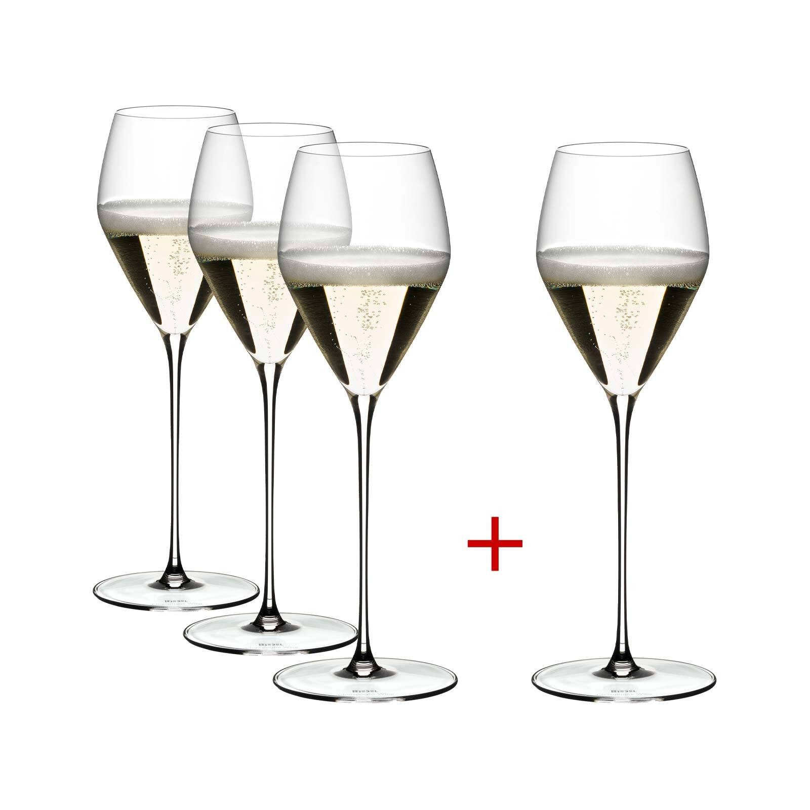 Champagnerglas Veloce Champagner Weingläser 327 ml 4er Set
