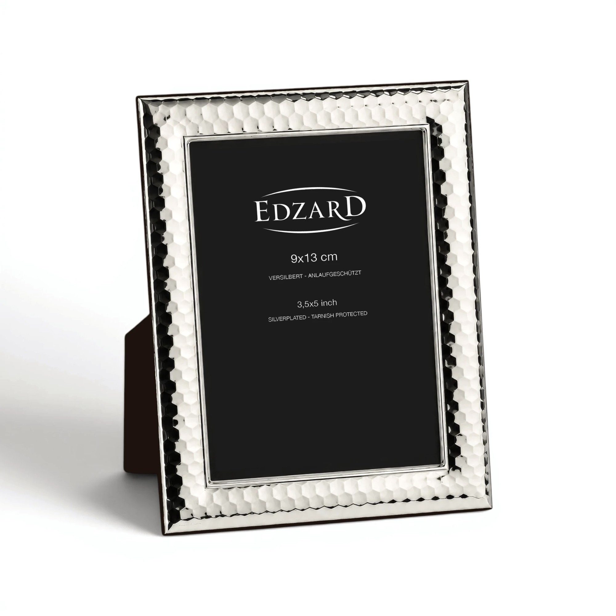 EDZARD Bilderrahmen Casalini (Foto 9x13 cm) versilbert und anlaufgeschützt, für 1 Bilder, modern