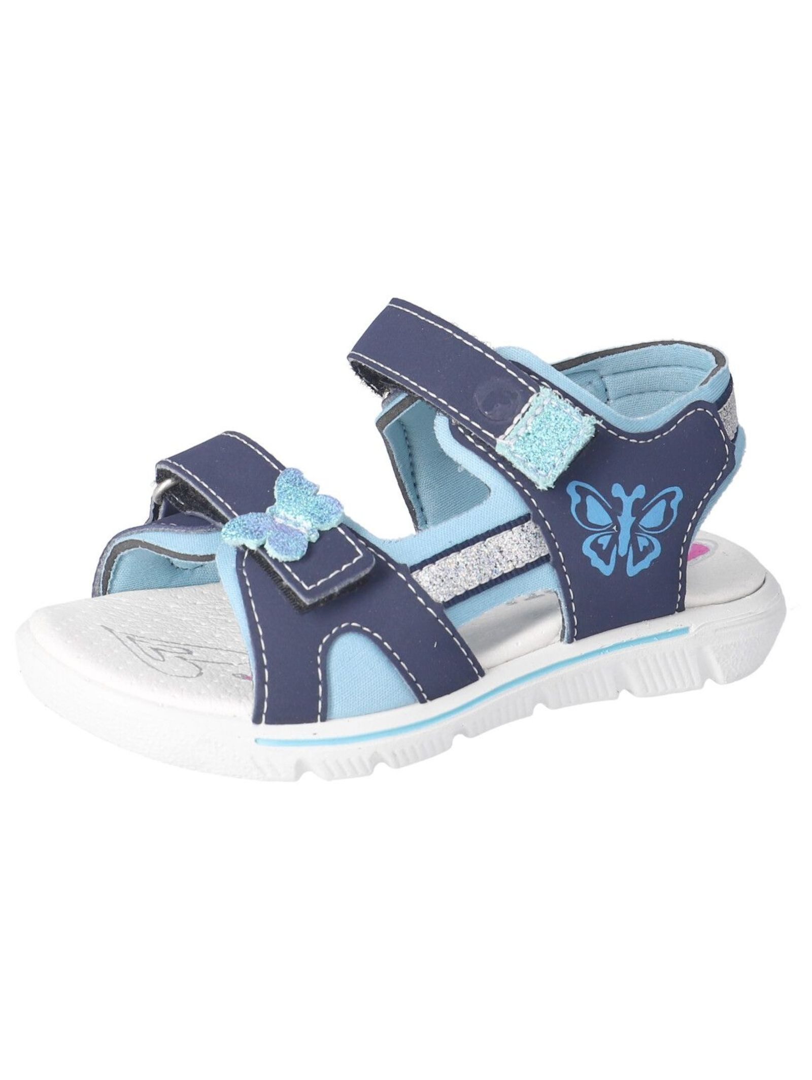 Sandalen Lederimitat/Textil . Riemchensandale