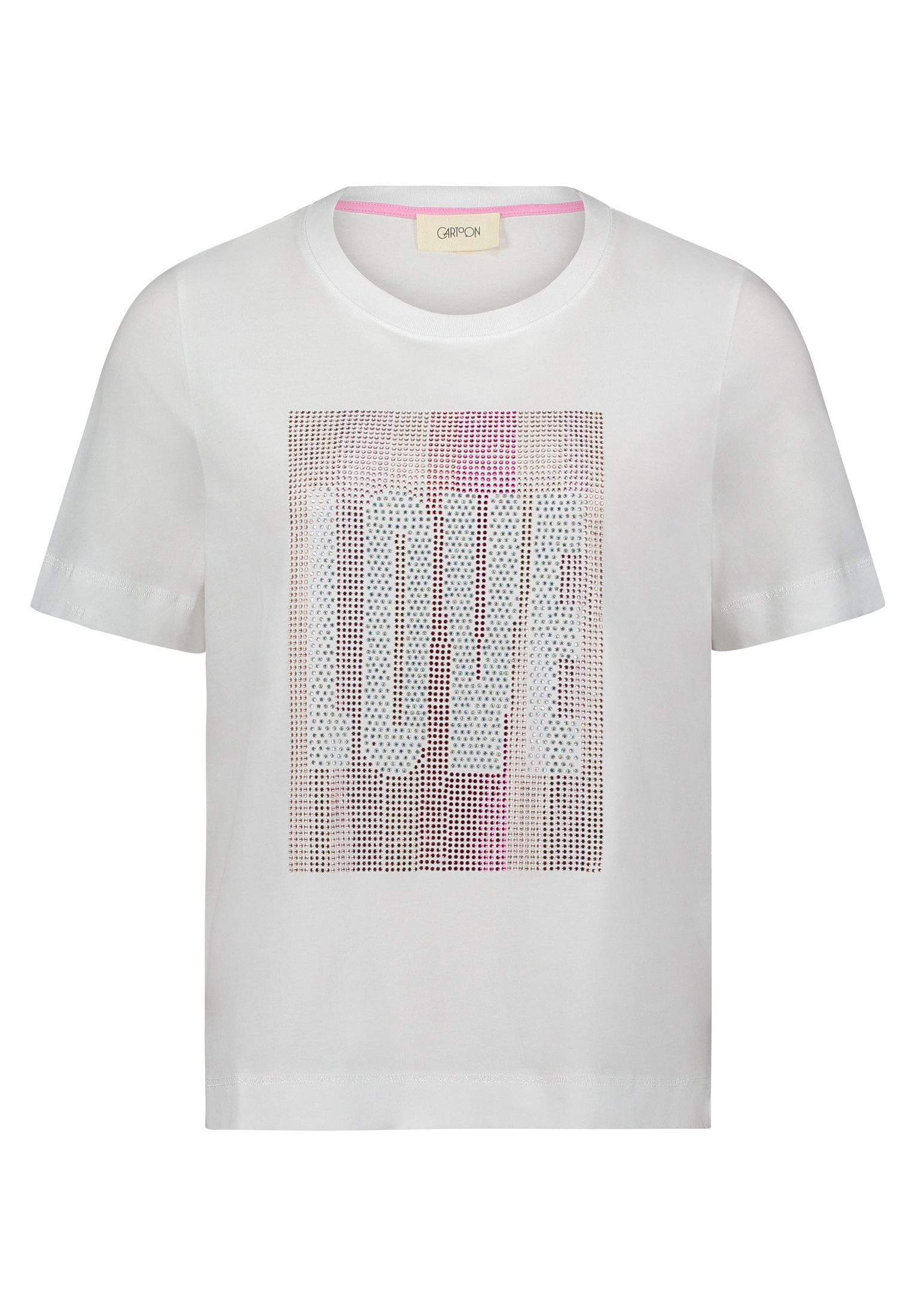 Cartoon Kurzarmshirt Damen mit Rundhalsausschnitt (1-tlg) günstig online kaufen
