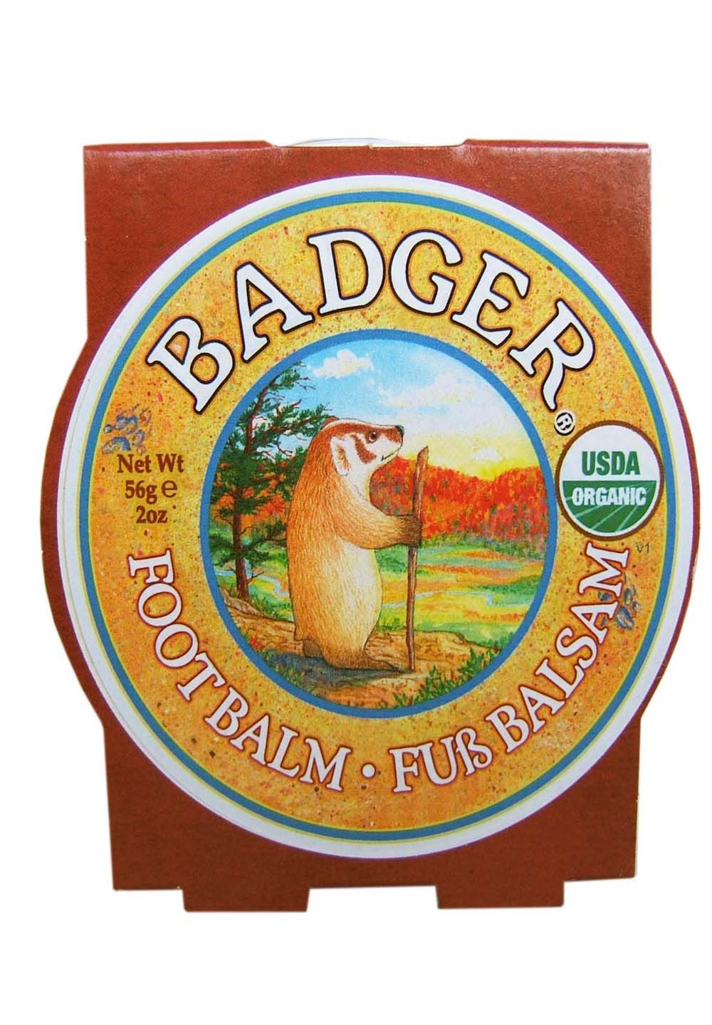 Badger Fußcreme Fuß Balsam Stück, 1-tlg.