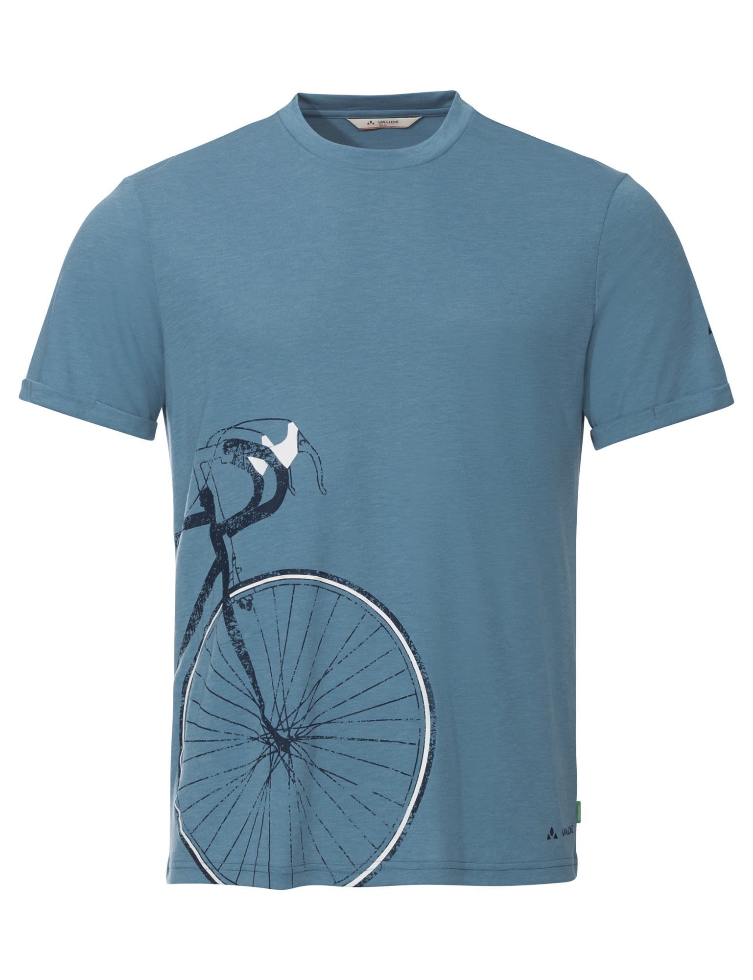 VAUDE T-Shirt Vaude Gray 3 Cyclist Herren Kurzarm-Shirt Blue Mens T-shirt