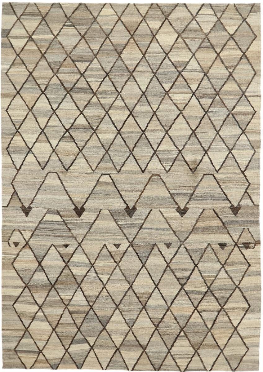 Orientteppich Kelim Berber Design Orientteppich, Höhe: rechteckig, Nain 208x293 Moderner 3 mm Handgewebter Trading