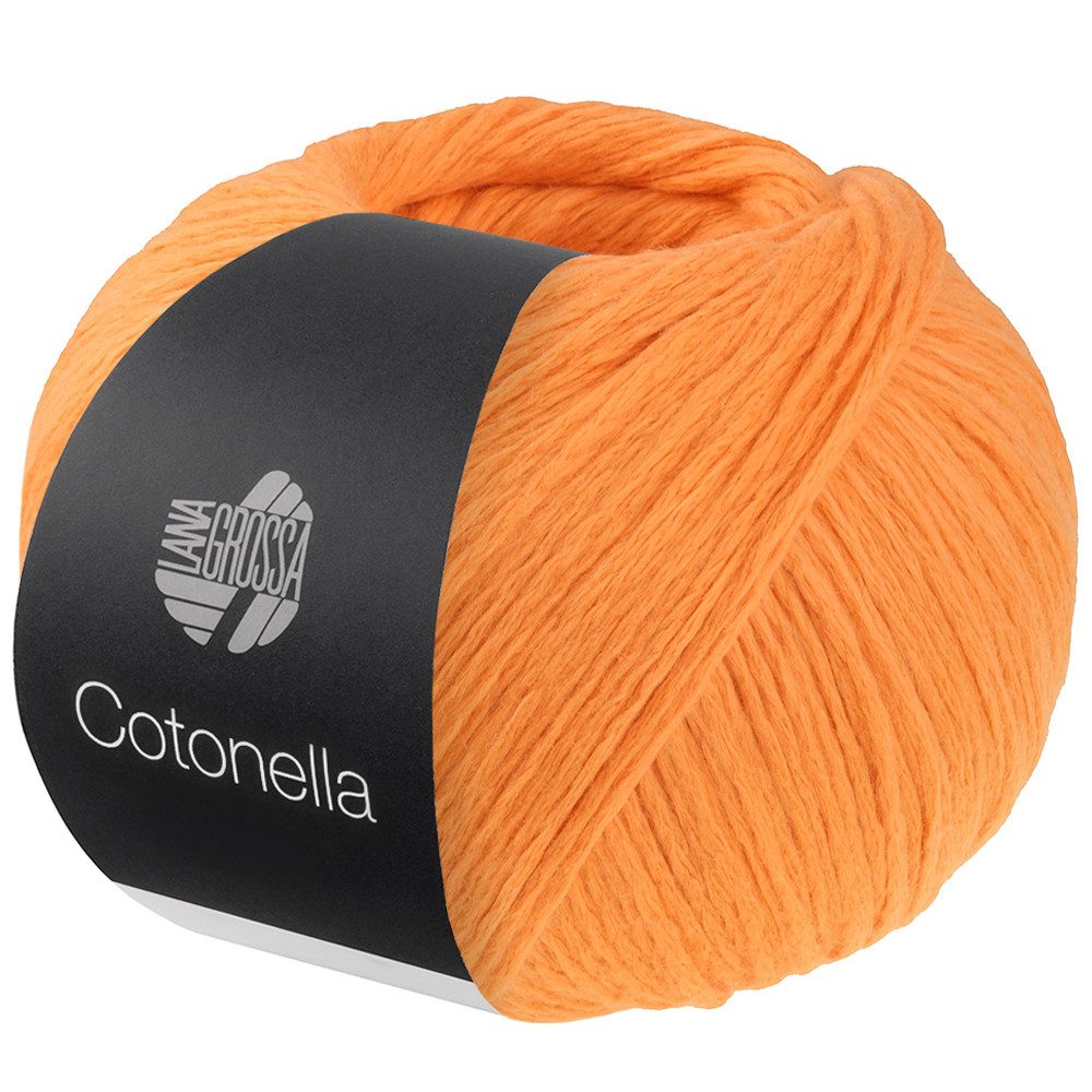 LANA GROSSA COTONELLA 50 g weiches Kettengarn aus Pima-Baumwolle Häkelwolle, 140 m (Kettengarn mit gleichmäßigem Maschenbild), 50 g