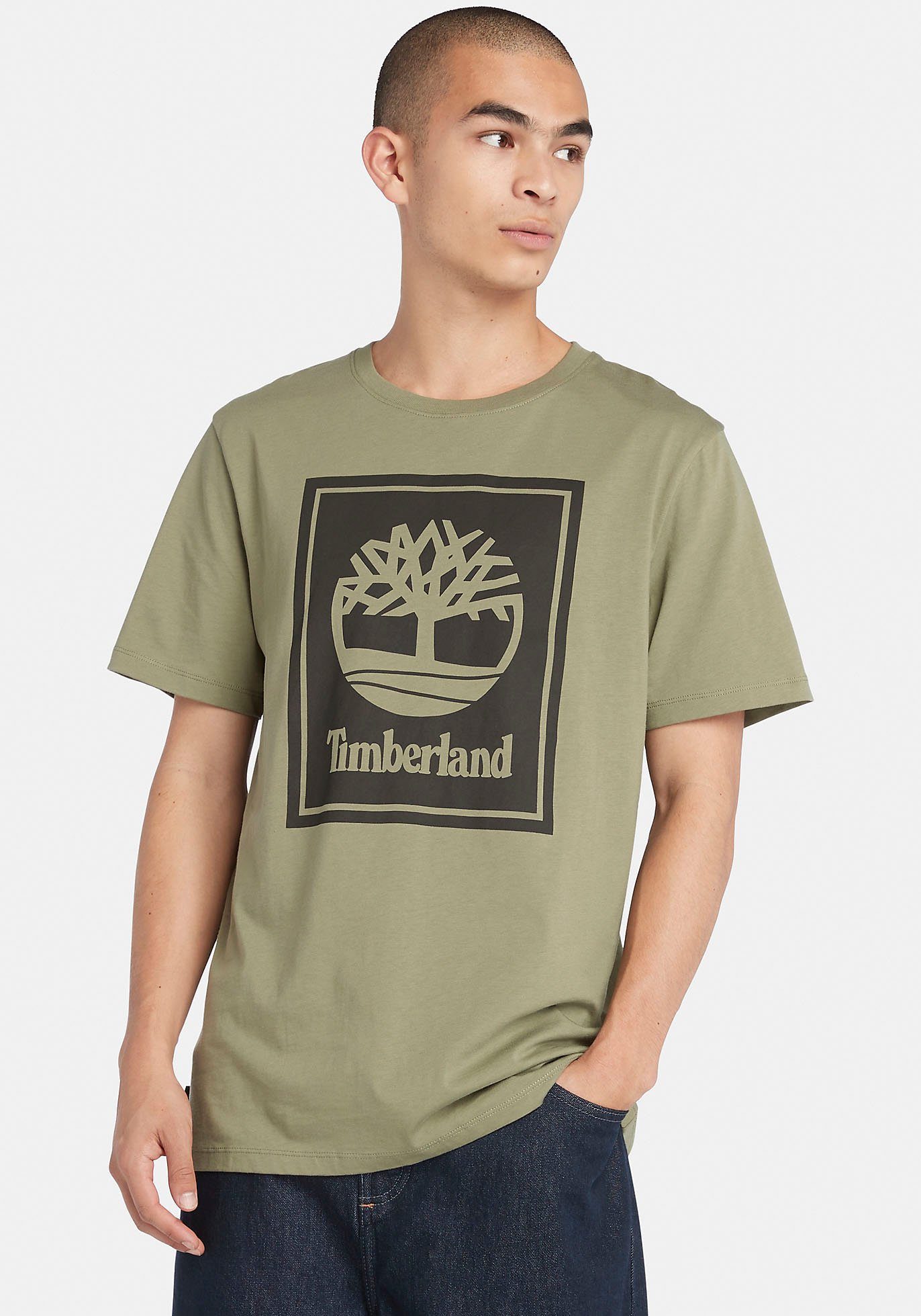 Timberland T-Shirt STACK LOGO Short Sleeve Tee