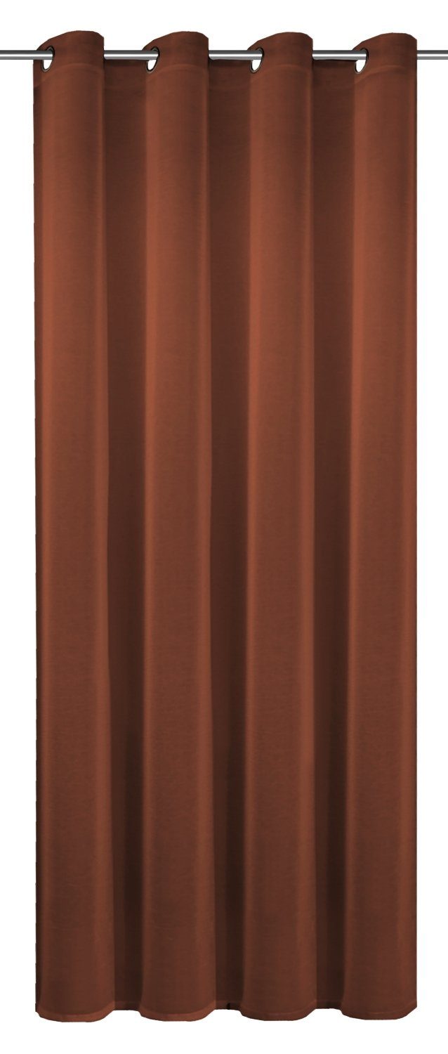 Vorhang Ösenvorhang TIM, Braun, B 140 halbtransparent L 240 cm, Albani, cm, Ösen