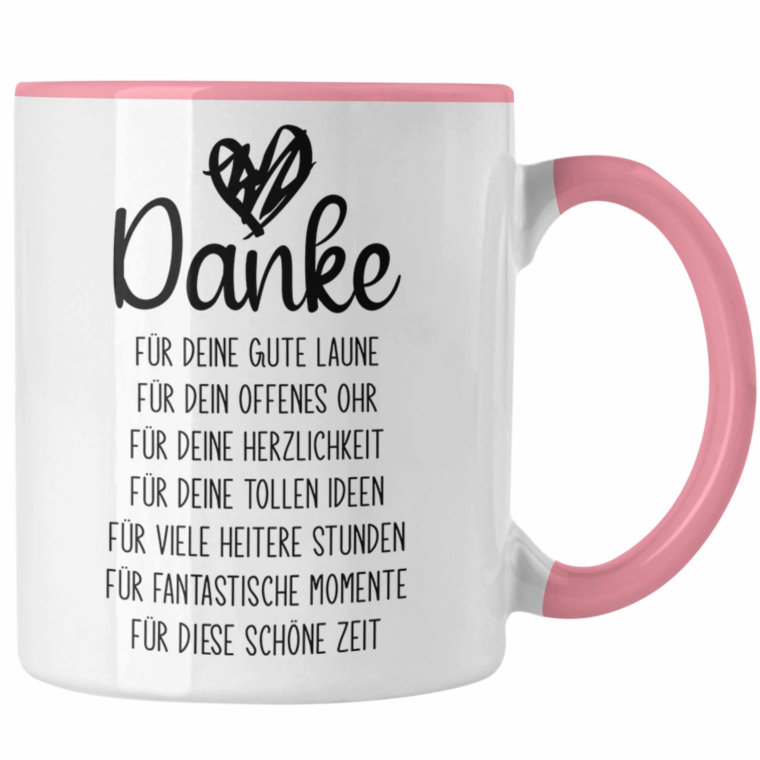 Trendation Tasse Trendation - Dankeschön Tasse Geschenk Danke Sagen Danke für Die Gute