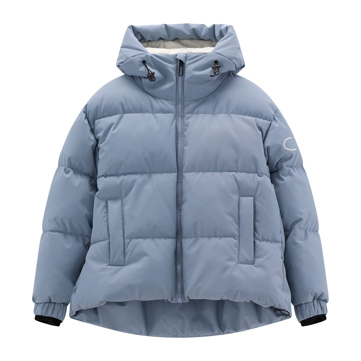 CMP Winterjacke (1-St) mit fester Kapuze, leichtes Material, sportlicher Stil