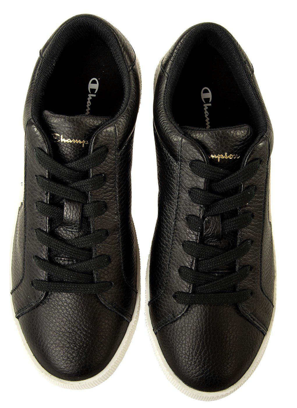Leather, Sneaker Sneaker Era Damen Logo Lederschuh, - Champion Schwarz