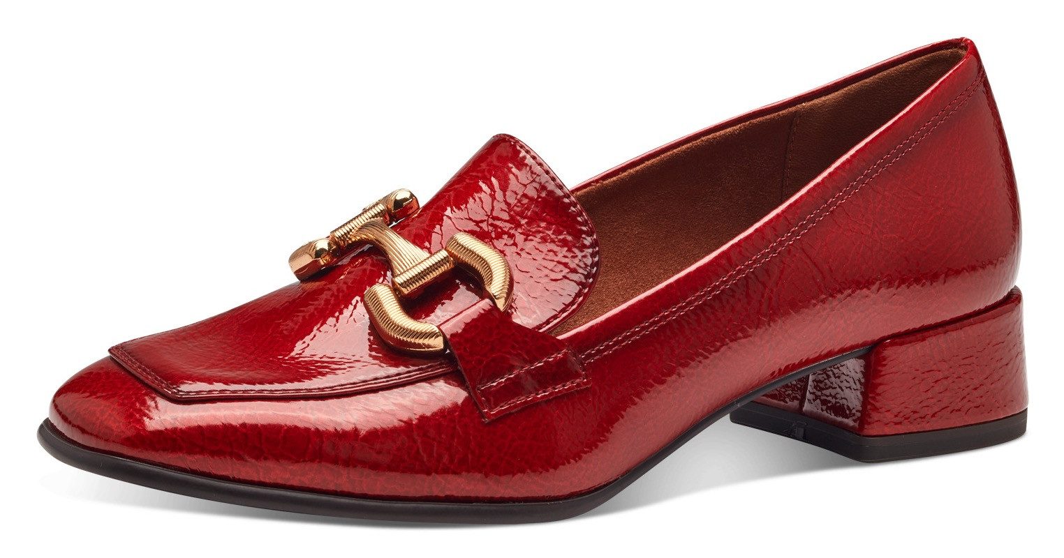 Tamaris Slipper, Blockabsatz, Pumps, Businessschuh mit modischer Zierspange günstig online kaufen