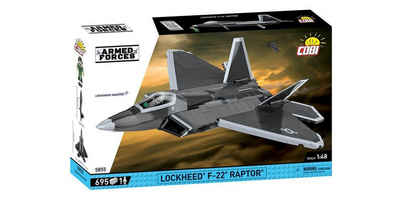 COBI Konstruktions-Spielset COBI Armed Forces 5855 - Lockheed F-22 Raptor, Lockheed Martin, Kam...