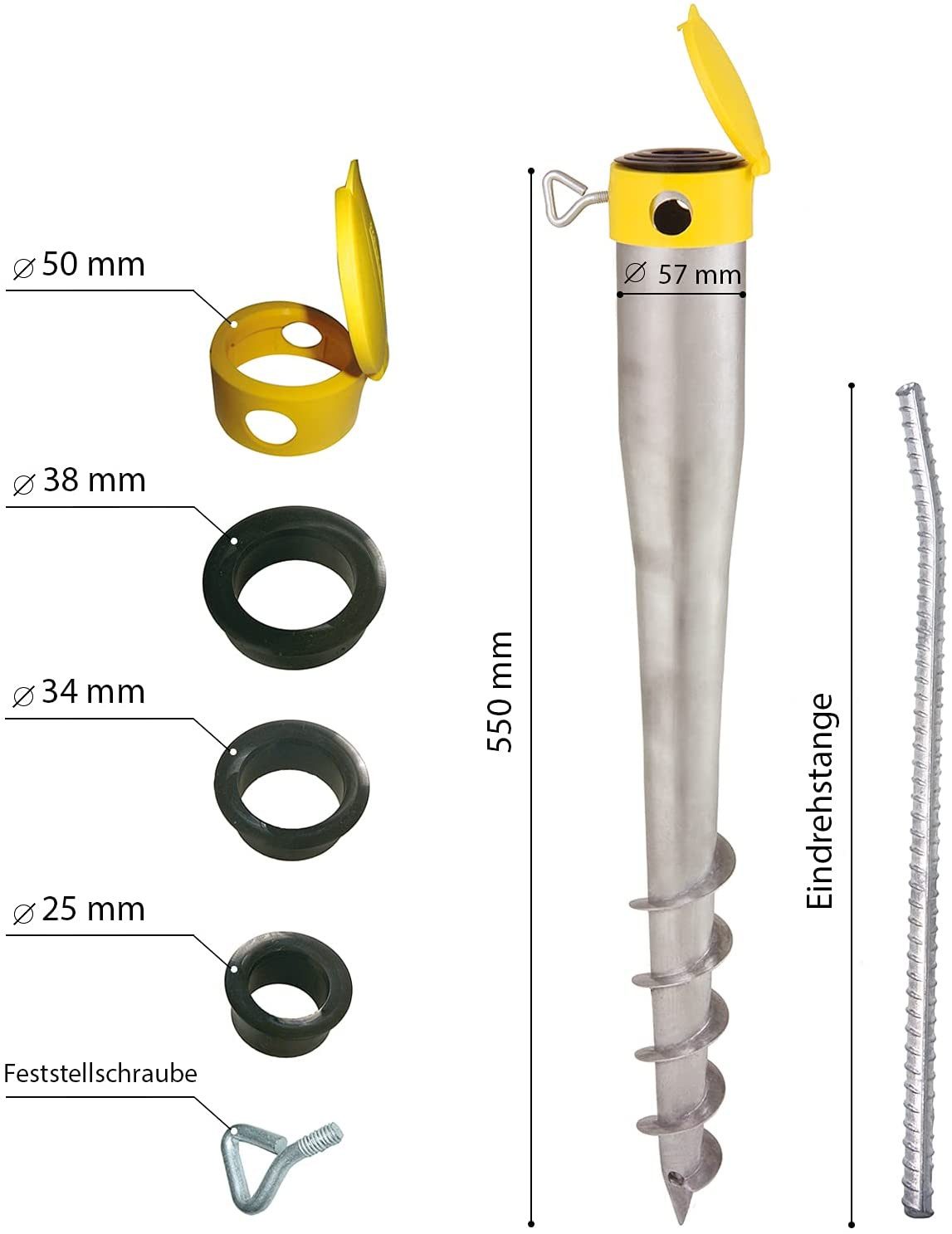 Krinner GmbH Schirmhalter Kompakt Allround Set günstig online kaufen