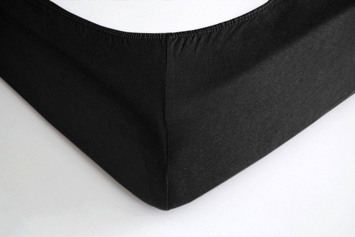 Hometex Premium Textiles Spannbettlaken Exclusive bis 25 cm Steghöhe, Jersey, Gummizug: rundum, 100% Baumwolle, Premium Qualität 160 g/m² – Bild 5 von 5