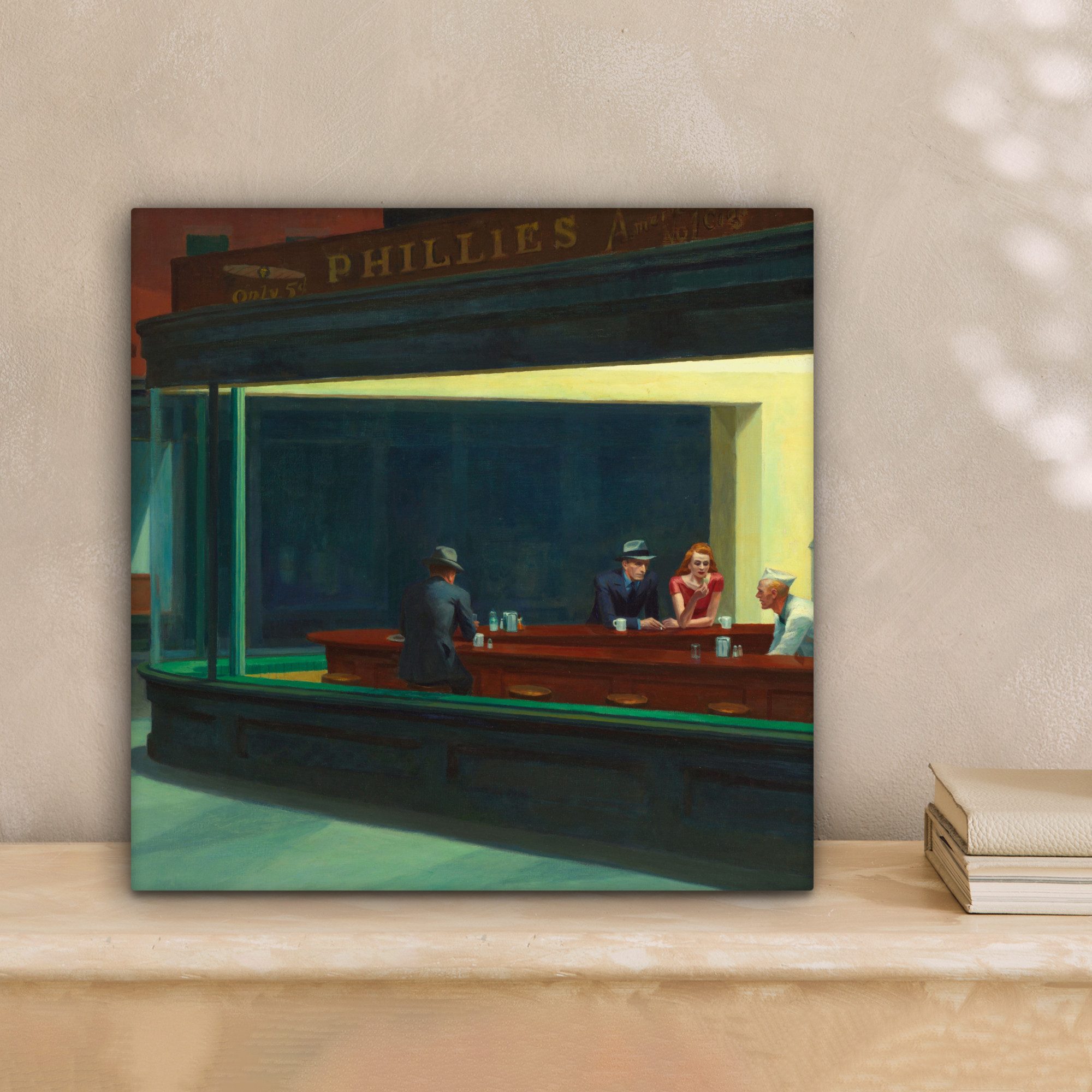 OneMillionCanvasses® Leinwandbild Nighthawks - Edward Hopper, günstig online kaufen