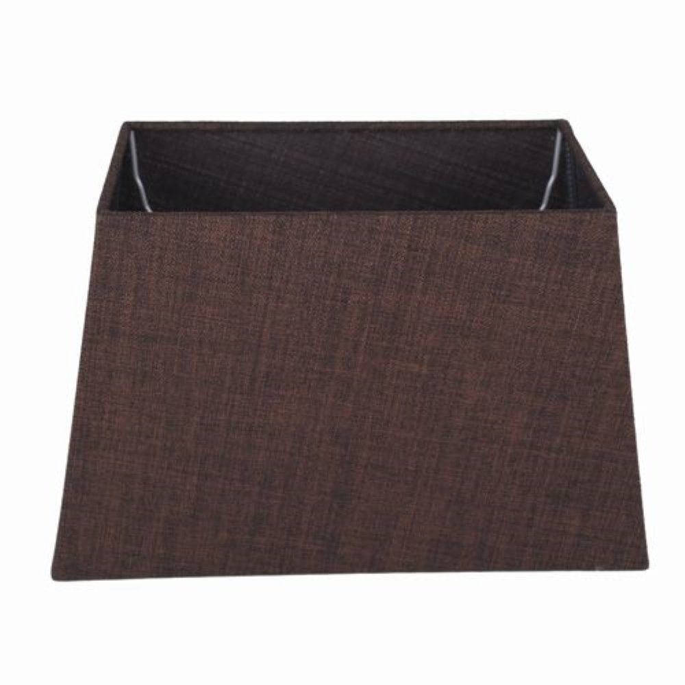 Dirk Davids Leuchten GmbH Лампыschirm Лампыschirm Rechteckig Leinen dunkel Braun TL 50-40-27, Edles Design