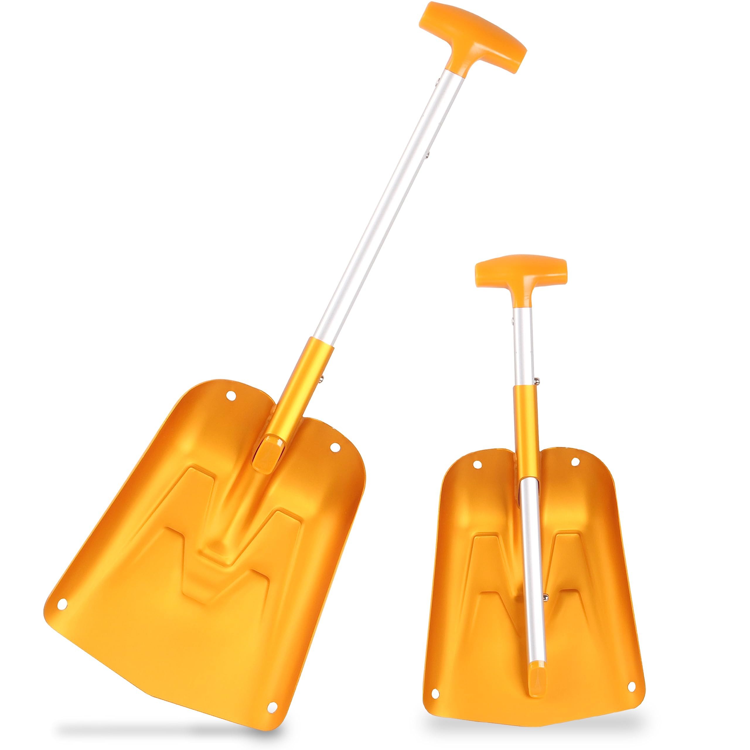 AceCamp Schaufel faltbare Schneeschaufel aus Aluminium, (1 St), Zusammenklappbar, aus Aluminium, Ideal für Schnee, Sand und Erde