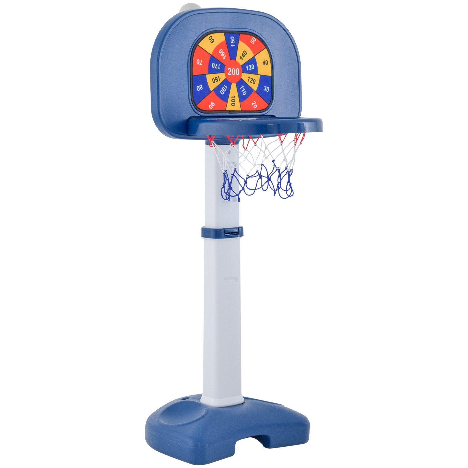COSTWAY Basketballkorb 4 in 1 Kinder Basketballständer, höhenverstellbar