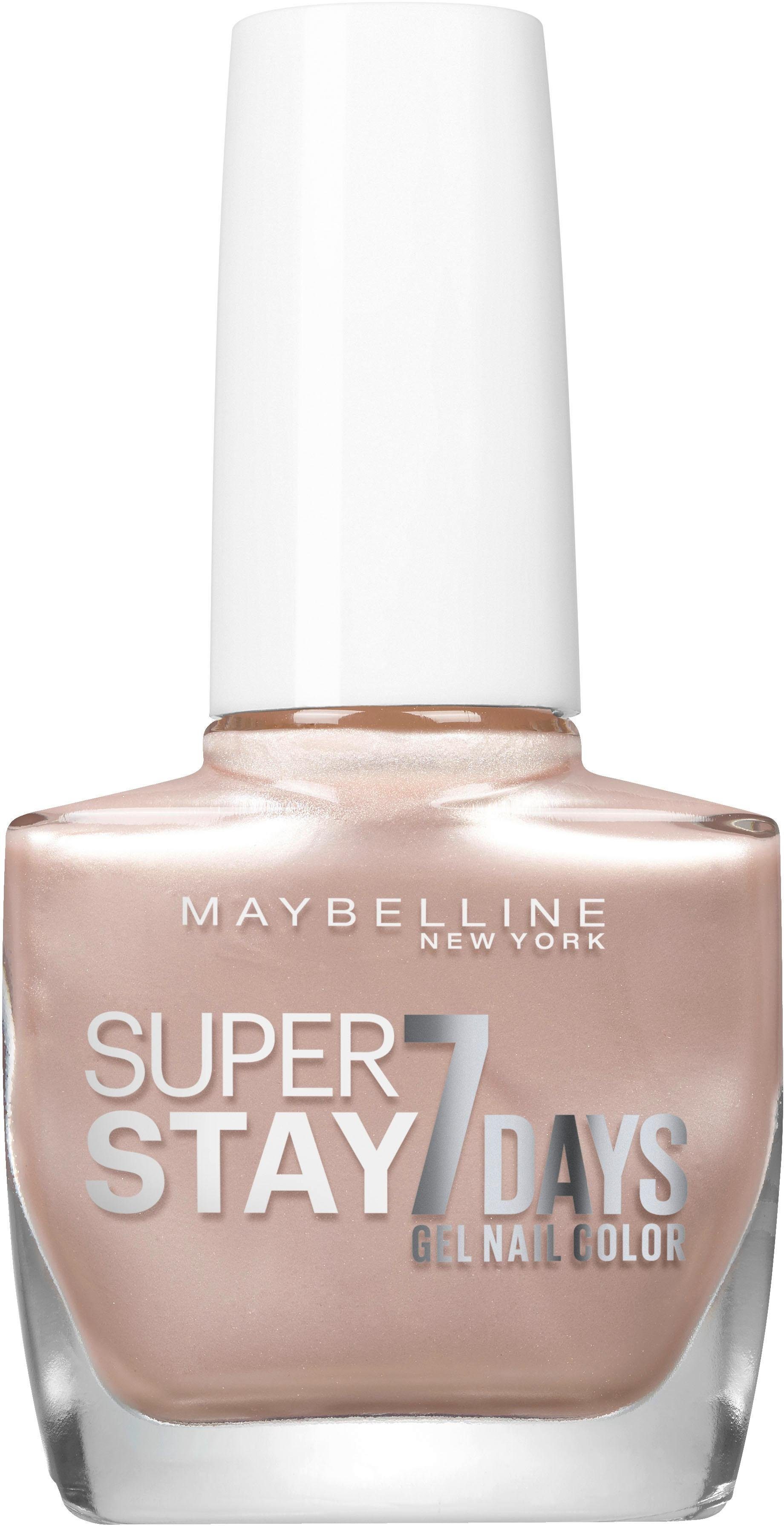 MAYBELLINE NEW YORK Nagellack Superstay 7 Tage City Nudes, mit natürlichen Inhaltsstoffen
