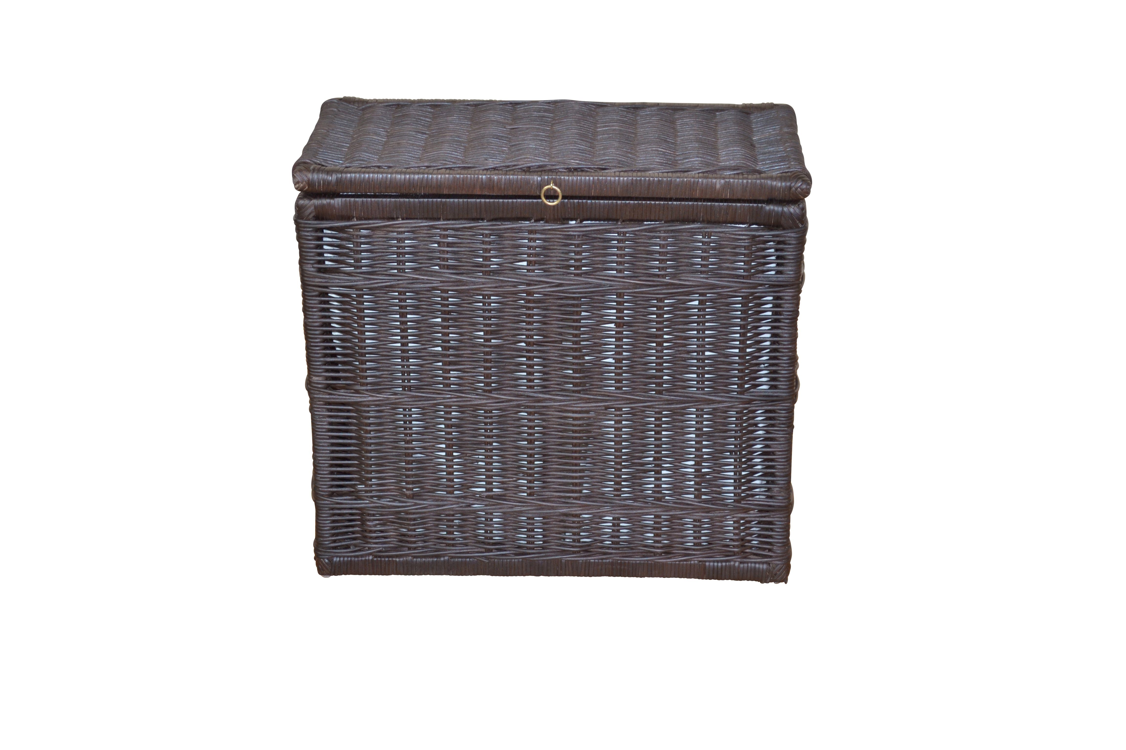 moebel-direkt-online Wäschekorb DUO (1 St), Handgeflochten, mit 2 Stoffeins günstig online kaufen