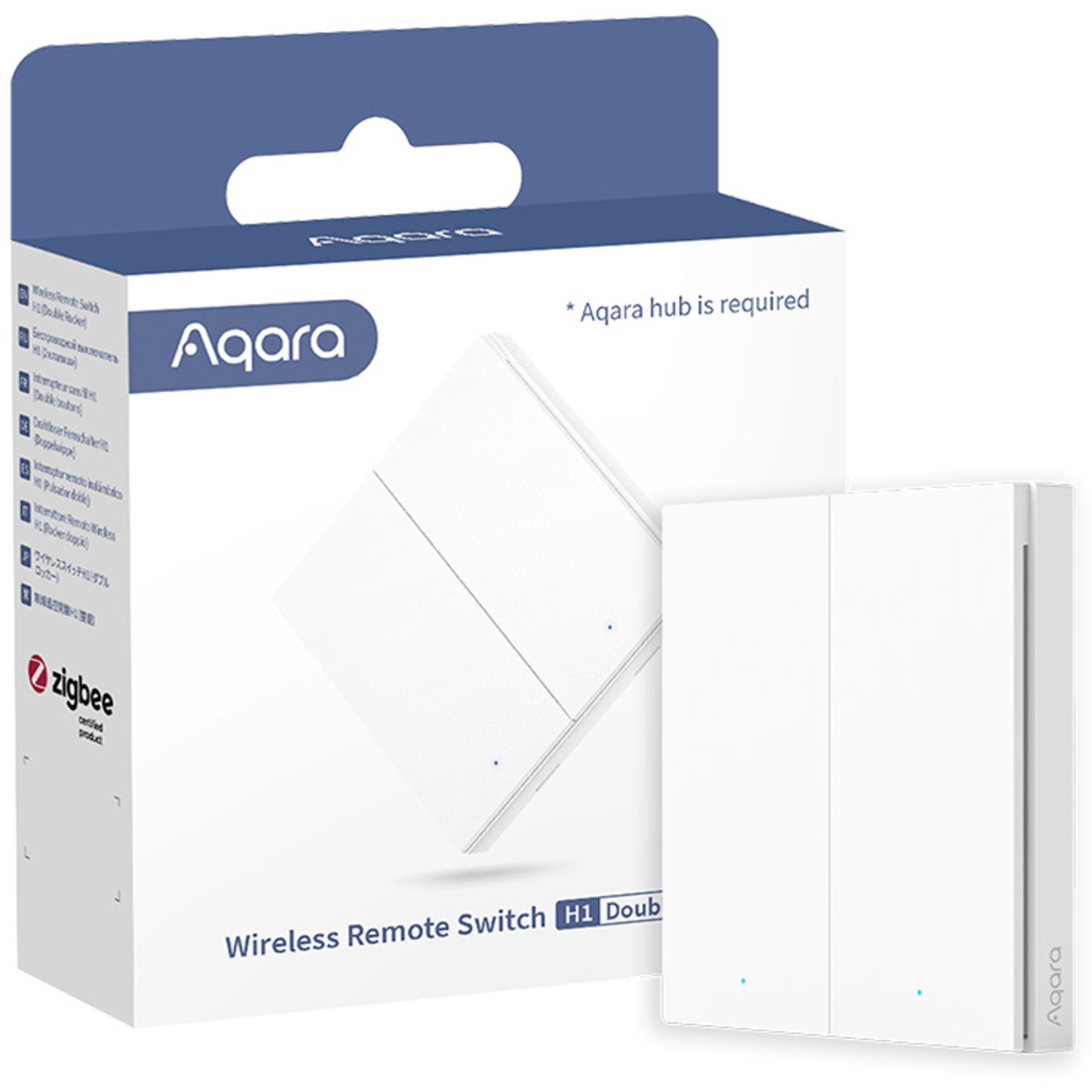Aqara Aqara Wireless Remote Switch H1, Taster Smarter Lichtschalter