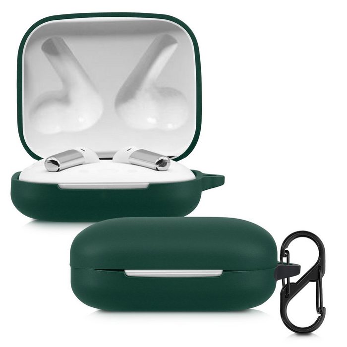 kwmobile Kopfhörer-Schutzhülle Hülle für OnePlus Buds Pro Silikon Schutzhülle Etui Case Cover für In-Ear Headphones