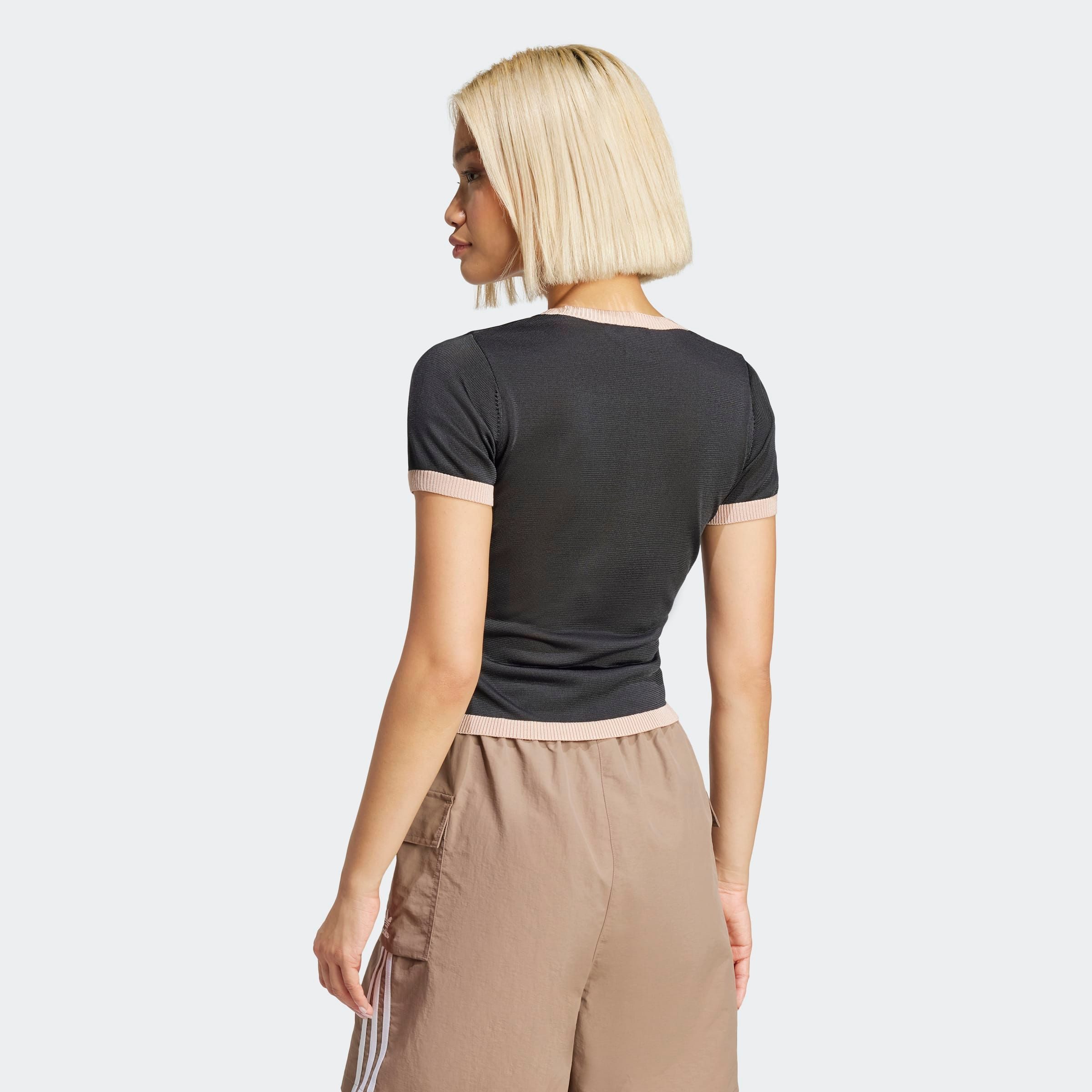 adidas Originals T-Shirt KNITTED 3S TEE günstig online kaufen