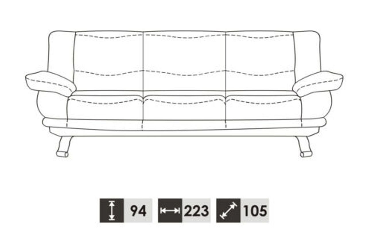 JVmoebel Sofa Moderne Made 3+2+2, in Wohnzimmer Komplett Garnitur Europe Sofagarnitur