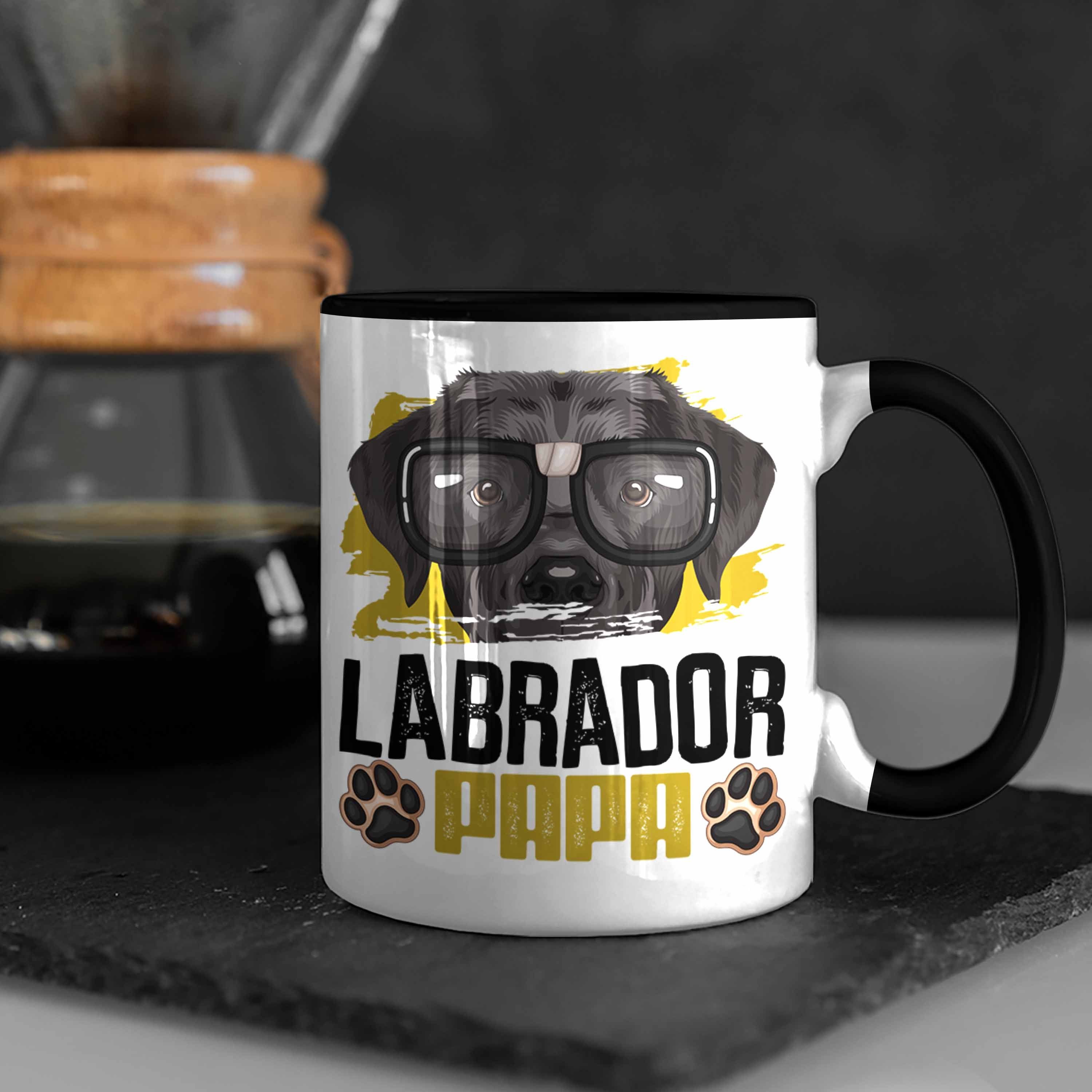 Schwarz Spruch Besitzer Lab Trendation Geschenk Labrador Geschenkidee Tasse Lustiger Tasse Papa