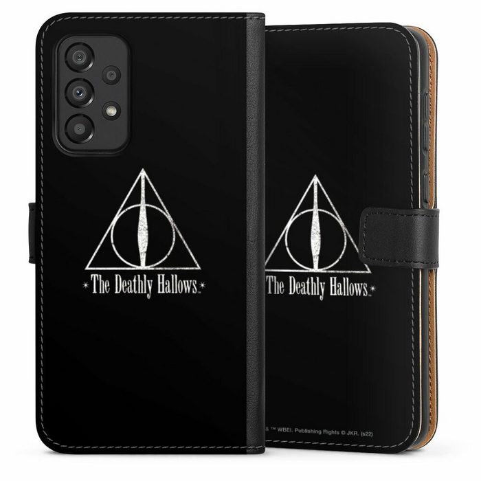 DeinDesign Handyhülle Heiligtümer des Todes Zauberei & Magie Harry Potter Samsung Galaxy A33 5G Hülle Handy Flip Case Wallet Cover