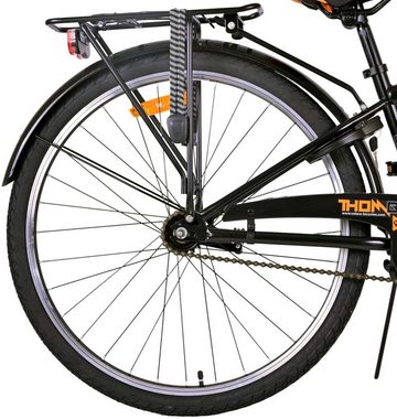 Volare Kinderfahrrad Kinderfahrrad Thombike für Jungen 26 Zoll Kinderrad in Schwarz Orange