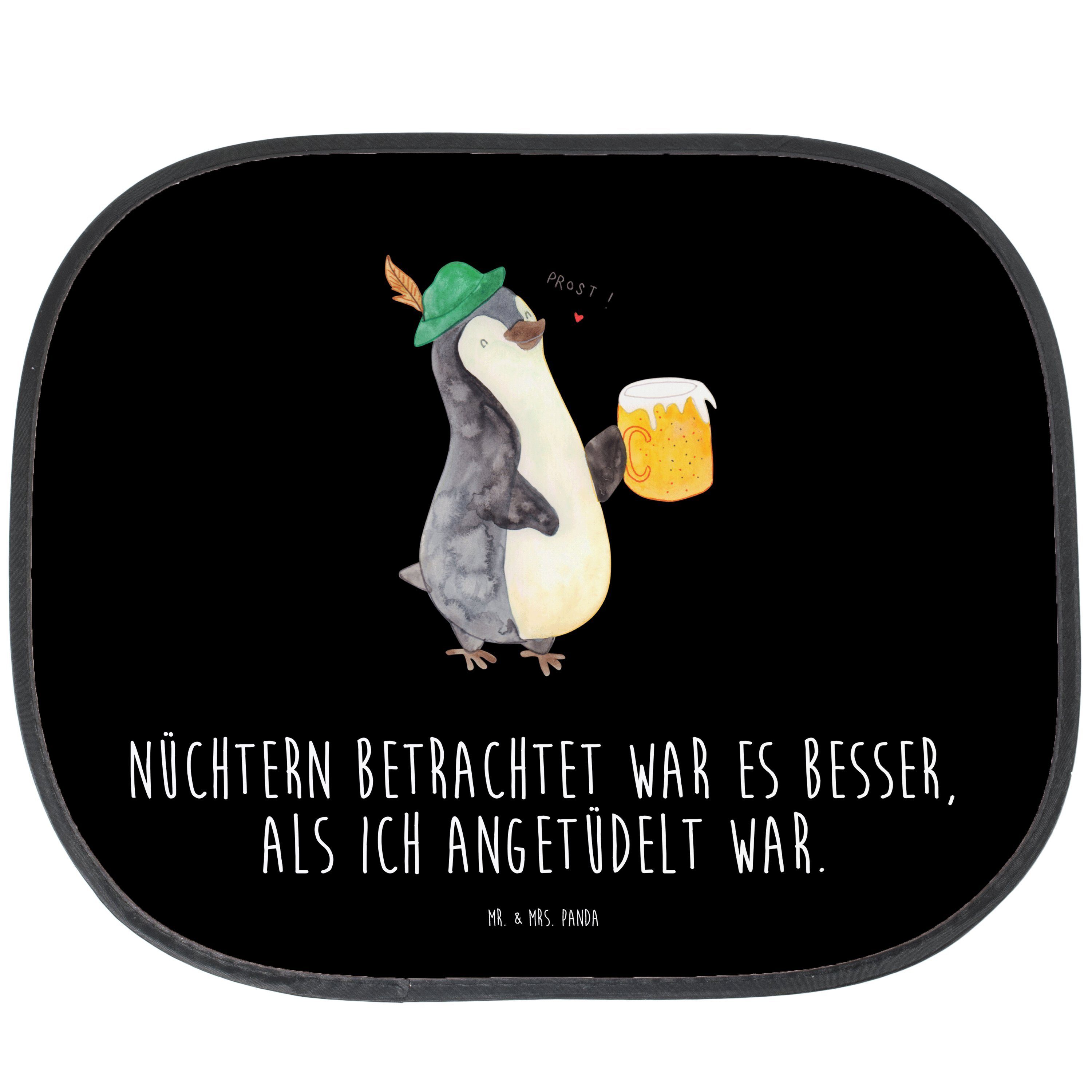 Sonnenschutz Pinguin Bier - Seidenmatt & - Schwarz Geschenk, Mrs. Sonnenblende, Sonnenschutzfolie, Panda, b, Mr